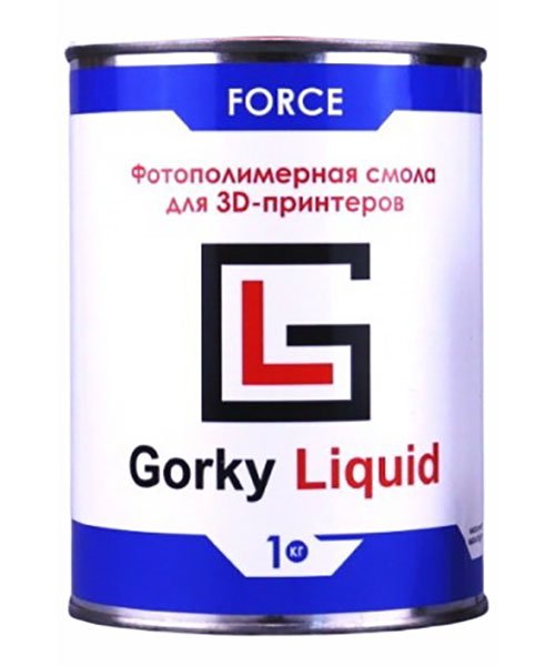 Фотополимерная смола Gorky Liquid Force Черный (1кг)