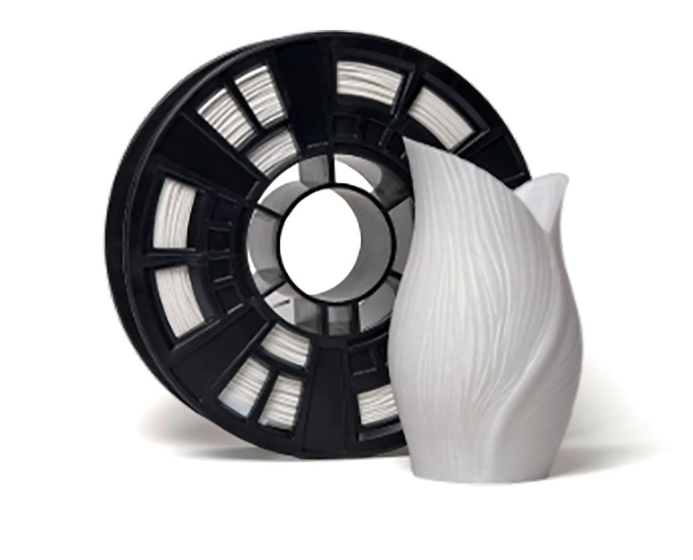 PETG пластик Gorky Liquid White Белый 1,75 мм  (1кг)