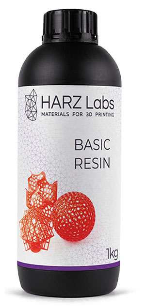 Фотополимер HARZ Labs Basic Resin красный