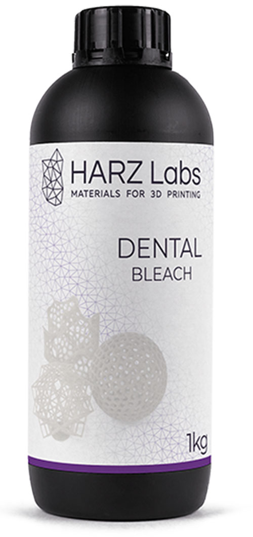 Фотополимер HARZ Labs Dental Bleach белый  (LCD/DLP)