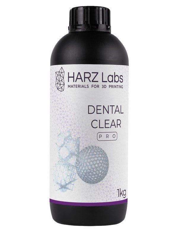 Фотополимерная смола HARZ Labs Dental Clear Pro (1кг)