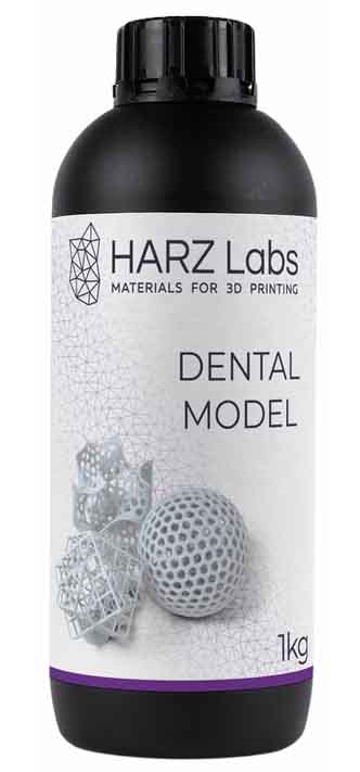 Фотополимер HARZ Labs Dental Model Bone (1 кг) (LCD / DLP)
