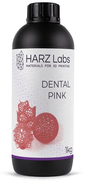 Фотополимер HARZ Labs Dental Pink (LCD/DLP)