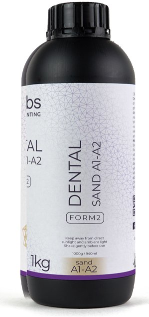 Фотополимерная смола HARZ Labs Dental Sand A1-A2 (1 кг)