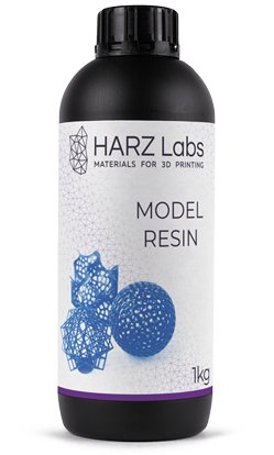 Фотополимерная смола HARZ Labs Model голубой (1 кг)