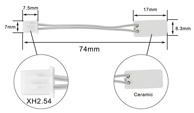 Керамический нагреватель JUUPINE для Elegoo Neptune 4 Max (4 Plus)