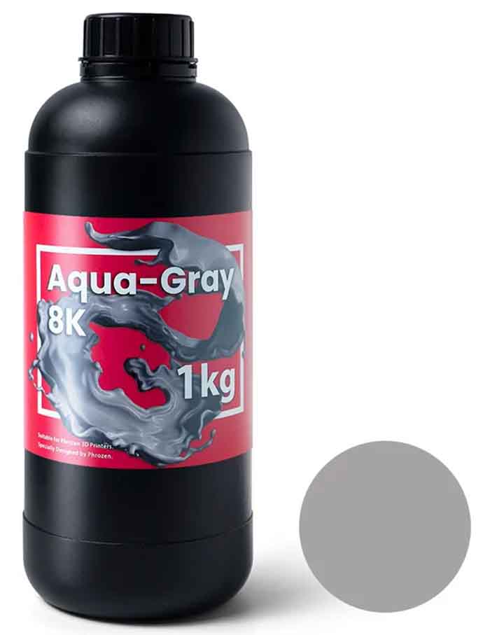 Фотополимерная смола Phrozen Aqua Gray 8K Серый (1кг)