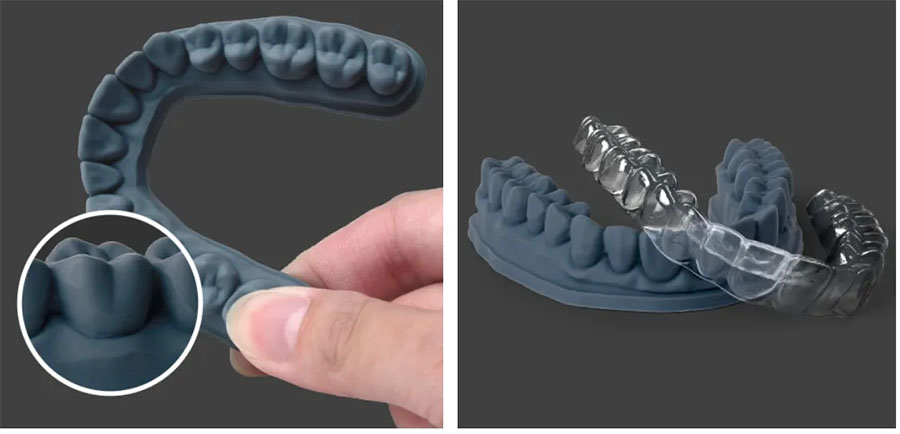 Фотополимер Phrozen Dental Ortho Model серого цвета