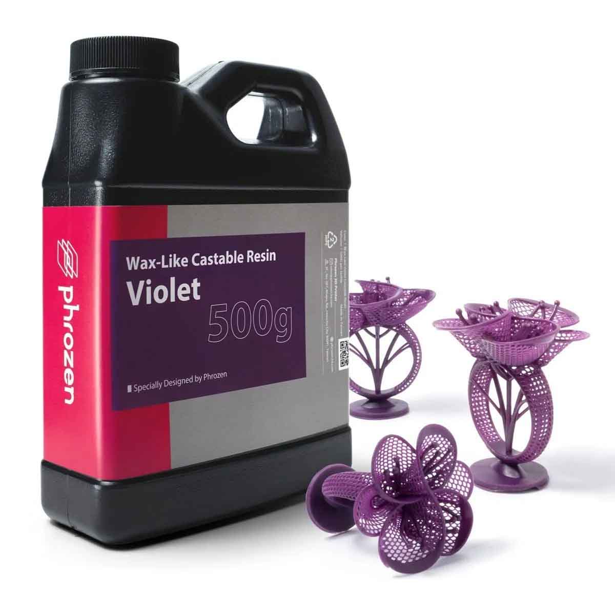 Phrozen Wax-like Castable Violet, фиолетовый (0,5 кг)