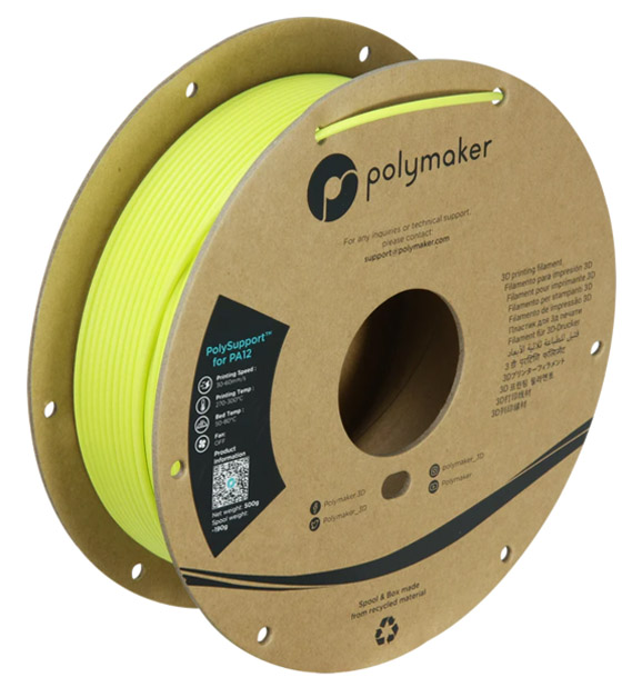 Polymaker PolySupport™ for PA12 — профессиональный материал поддержки для печати PA12 1,75 мм (0,5 кг)