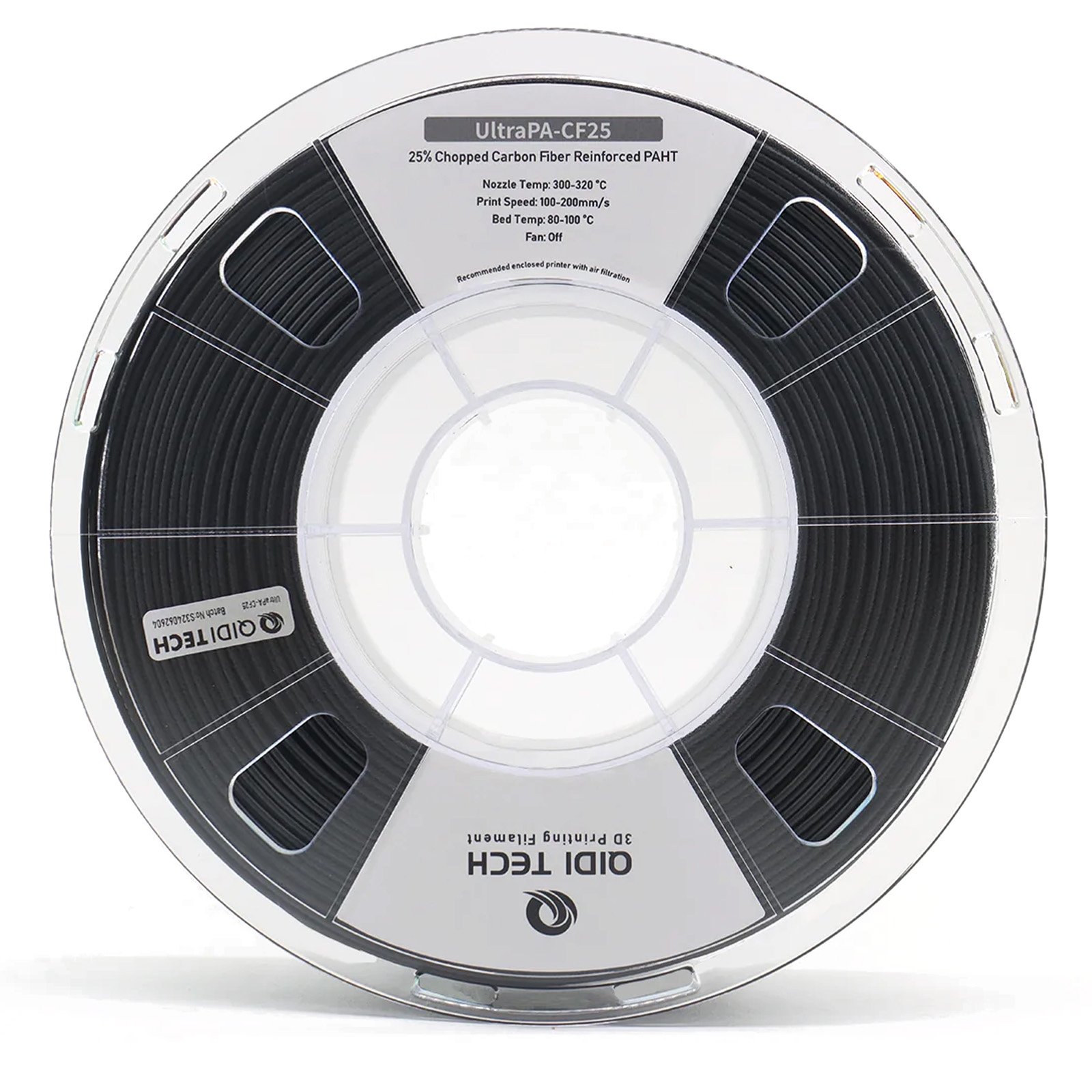 UltraPA-CF25 (PPA-CF Core) пластик Qidi Tech 1,75 мм (1 кг)
