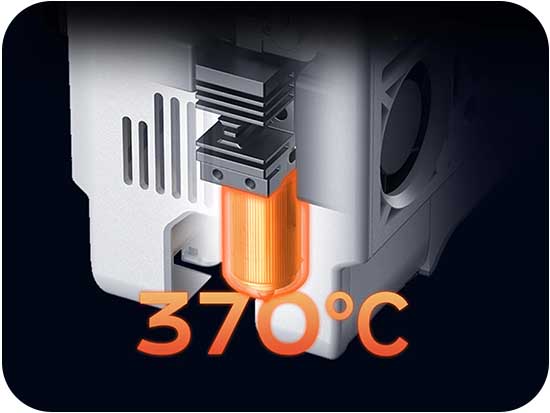 Обновленный керамический хотэнд 370°C