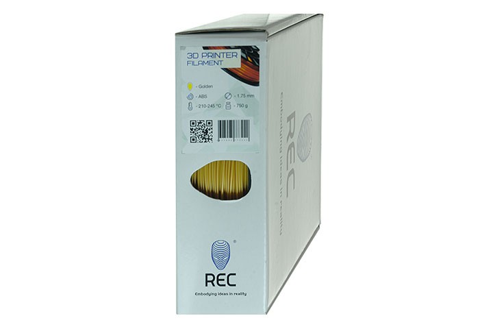 Золотистый ABS пластик REC (RAL 1036)