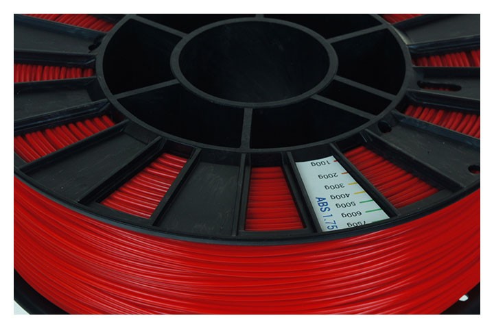 Красный ABS пластик REC (RAL 3001)