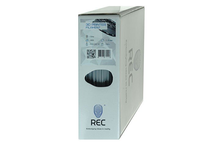 ABS пластик REC серый 1,75 мм (750 гр)