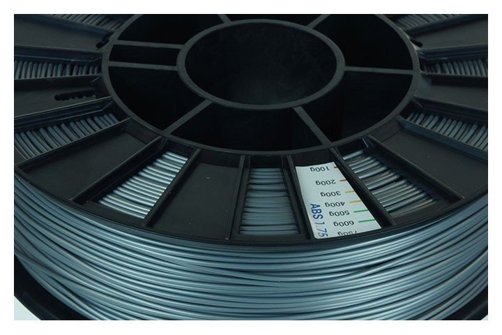 ABS пластик REC серебристый 1,75 мм (750 гр)