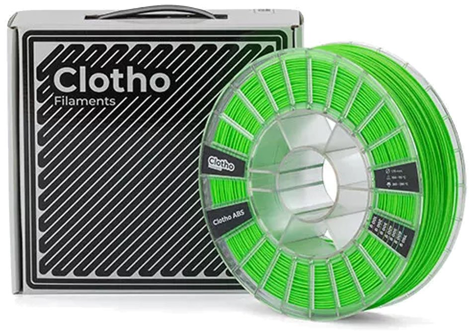 ABS пластик Clotho Filaments Green Original (750 гр)