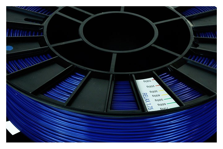Синий RELAX пластик REC (PETG) 1.75 мм