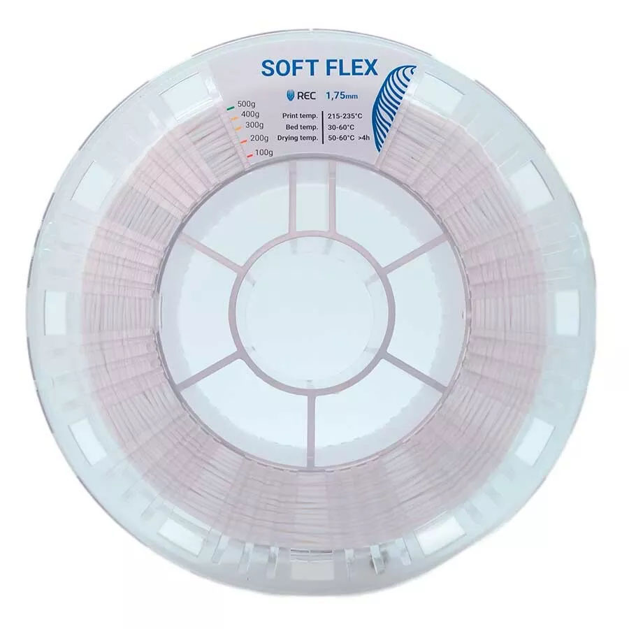 Soft Flex пластик REC белый 1,75 мм (500 гр)