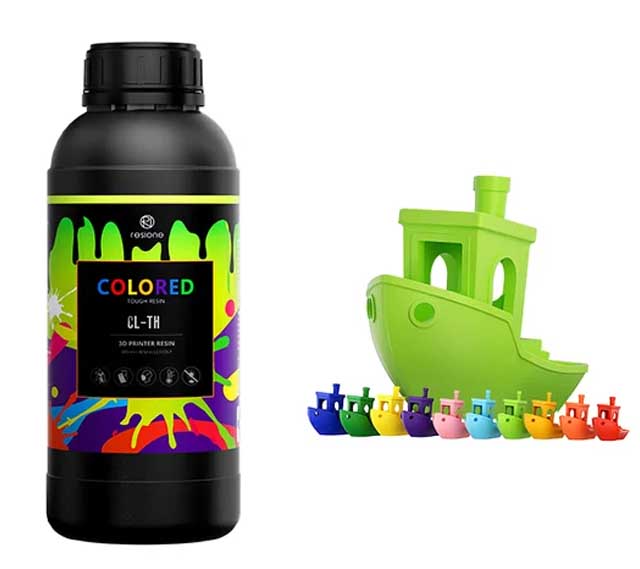Фотополимер Resione CL-TH Colored Tough Wear-resistant Resin Forest Neon Yellow Green (1 кг)