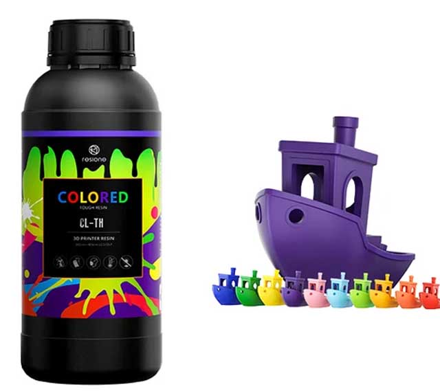 Фотополимер Resione CL-TH Colored Tough Wear-resistant Resin Mystic Purple Фиолетовый (1 кг)