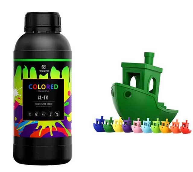 Фотополимер Resione CL-TH Colored Tough Wear-resistant Resin Forest Green Зеленый (1 кг)