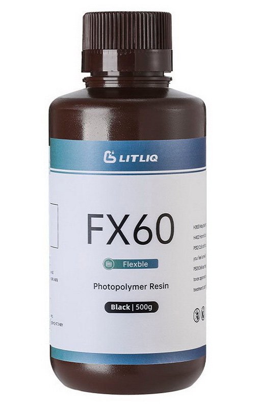 Фотополимерная смола LITLIQ FX60 Flexible Rubber Like (500гр)