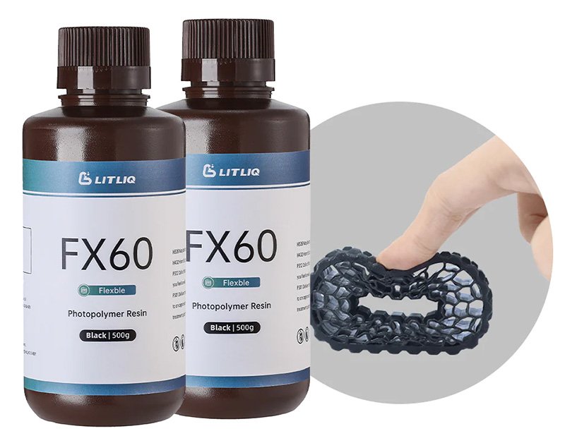 Фотополимер Resione FX60 Flexible Rubber Like (500гр)
