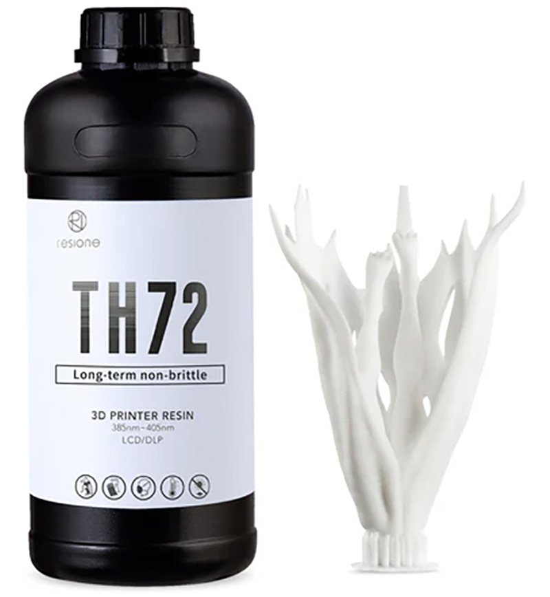 Фотополимерная смола Resione TH72 Longterm Non-brittle White Белая (1 кг)
