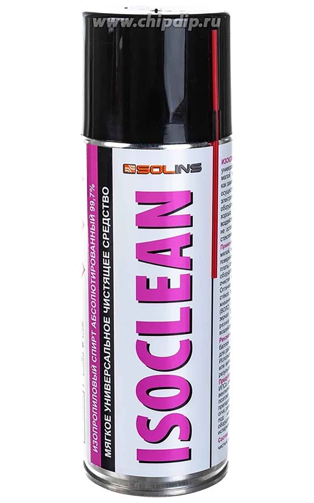  ISOCLEAN аэрозоль (400 мл) особо чистый изопропиловый спирт для профессиональной очистки и обезжиривания
