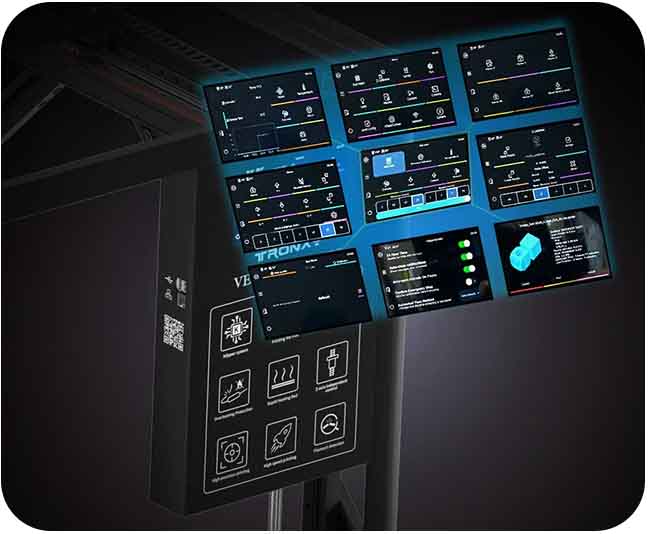 Tronxy VEHO 800 Pro оснащен высокоскоростной прошивкой Klipper