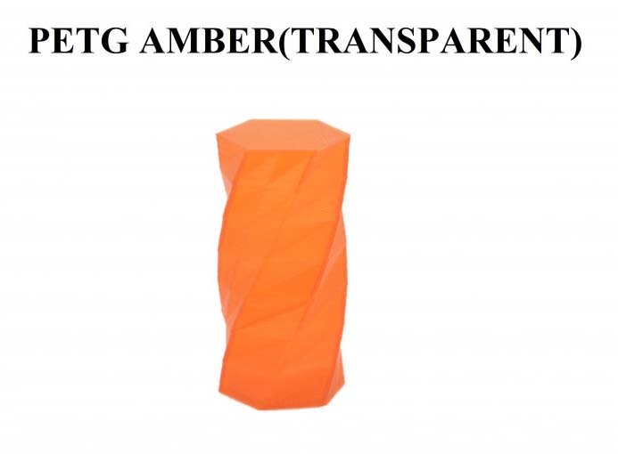 PETG GF  пластик U3Print Amber Transparent