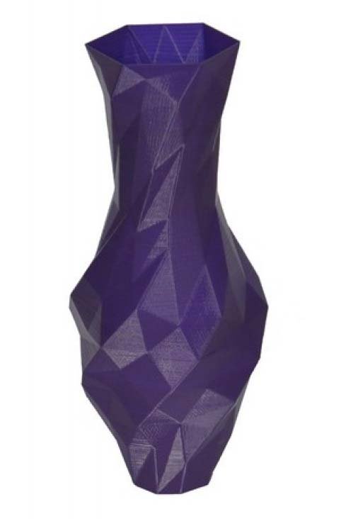Ваза напечатанная PETG GF пластик U3Print Amethyst
