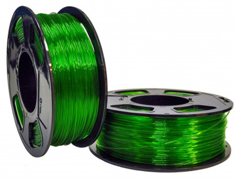 PETG GF пластик U3Print Aventurine Transparent  1,75 мм (1 кг)