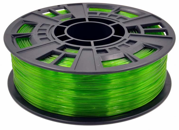 PETG GF пластик U3Print Aventurine Transparent  1,75 мм (1 кг)