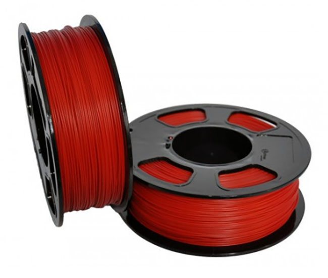 PETG GF пластик U3Print Red Matte - матовый красный (1 кг) 