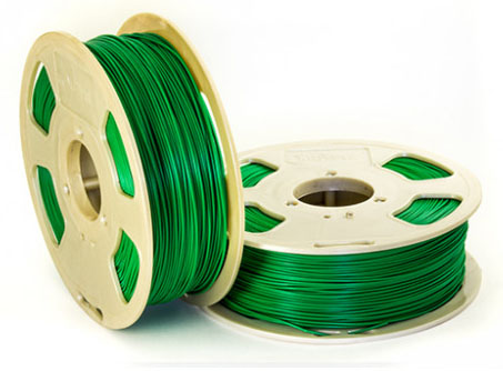 PLA GF пластик U3Print Just Green / Зеленый (1 кг) 
