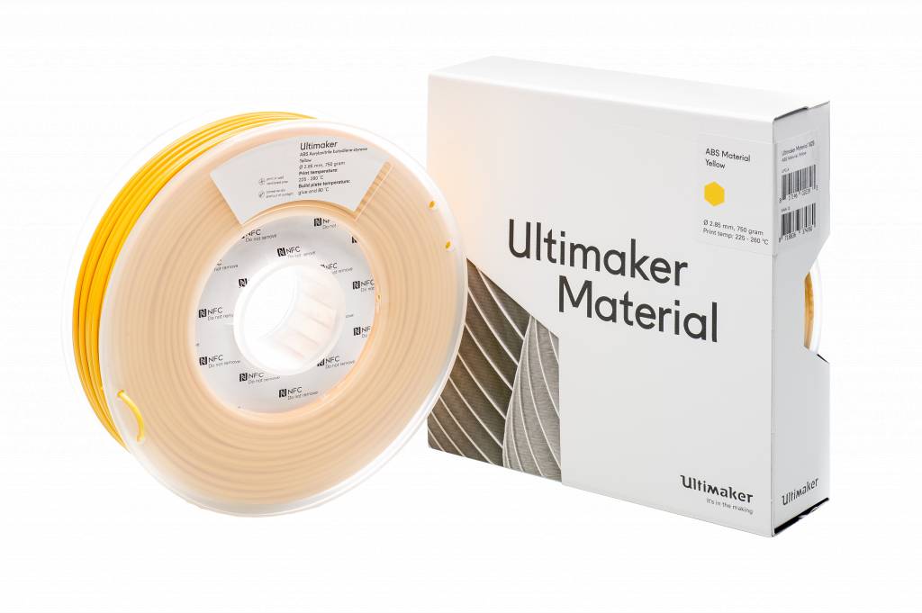 Желтый ABS пластик Ultimaker (2,85 мм)