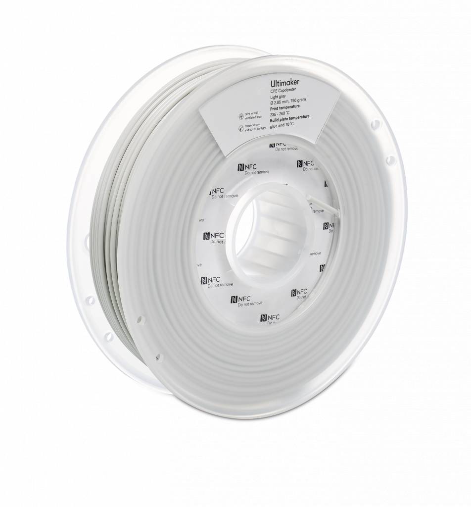 Светло-серый CPE пластик Ultimaker Light Gray 2,85 мм