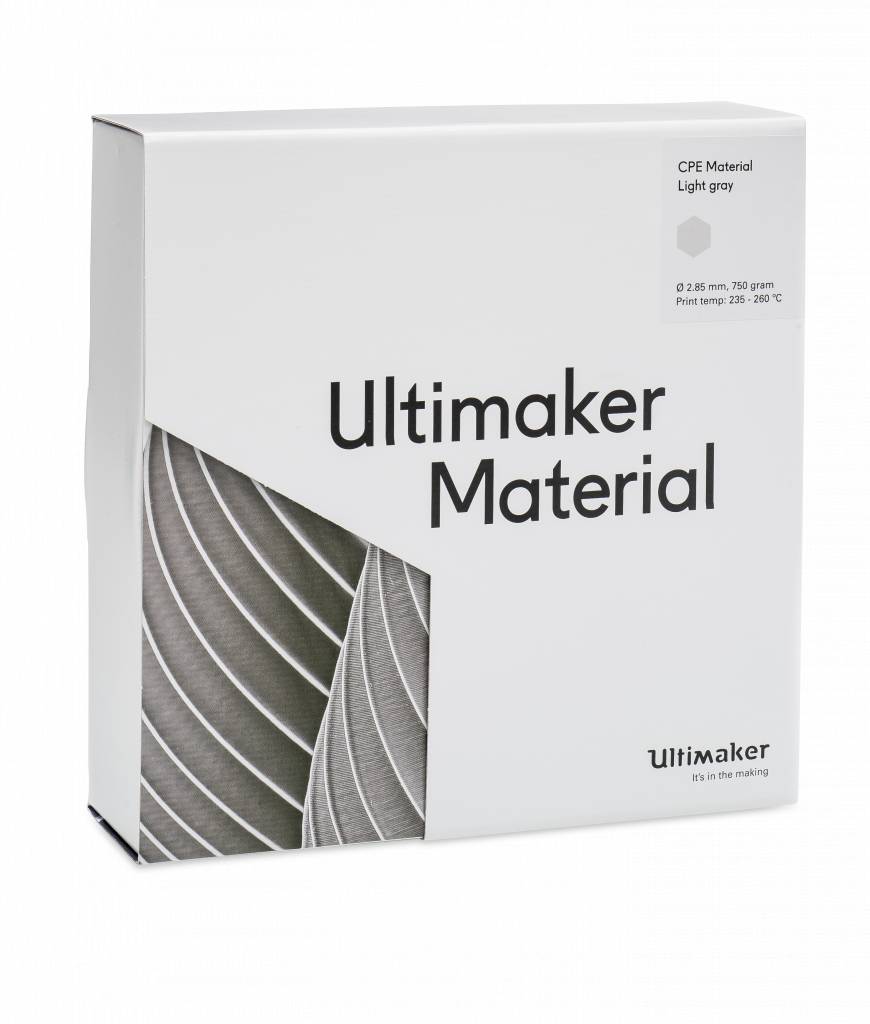 Светло-серый CPE пластик Ultimaker Light Gray 2,85 мм