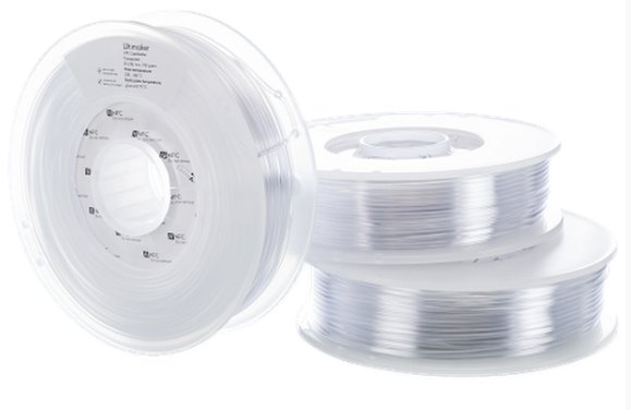 CPE пластик Ultimaker Transparent Прозрачный 2,85 мм (750 гр)