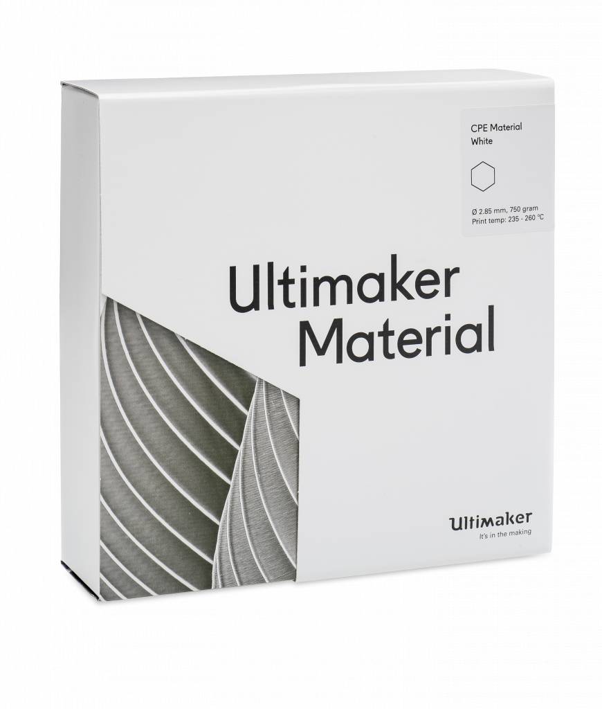 Белый CPE пластик Ultimaker White 2,85 мм (750 гр)