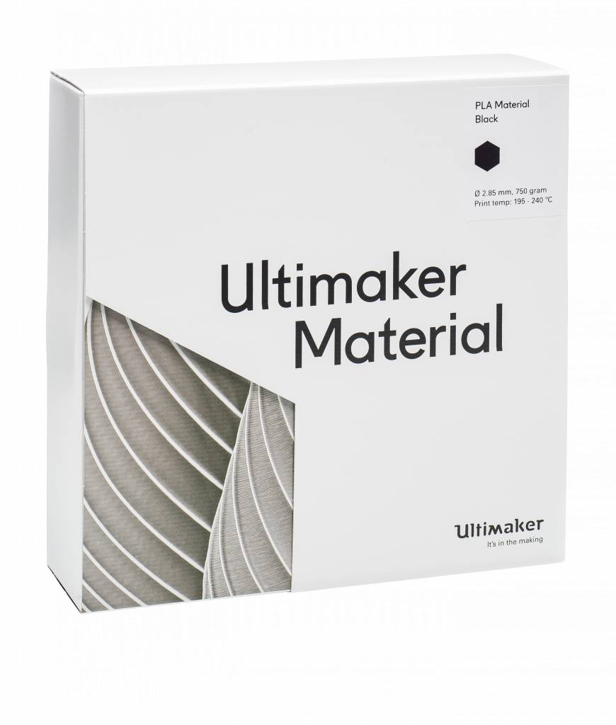 Черный PLA пластик Ultimaker Black 2,85 мм