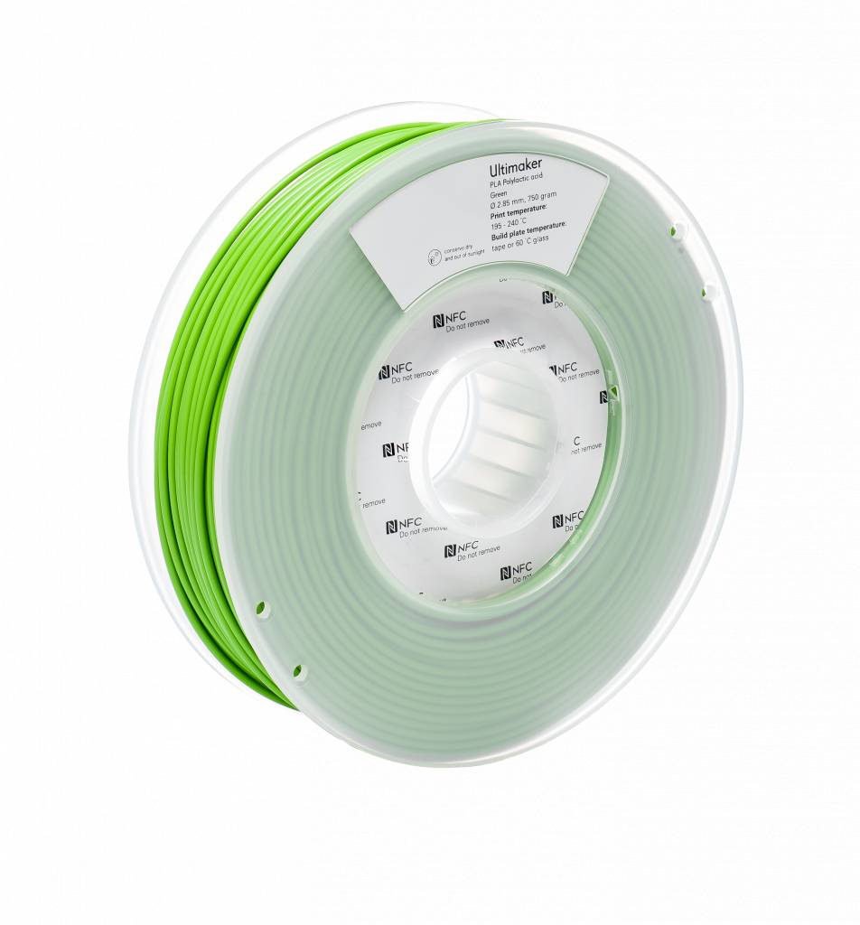 PLA пластик Ultimaker Green Зеленый 2,85 мм (750 гр)