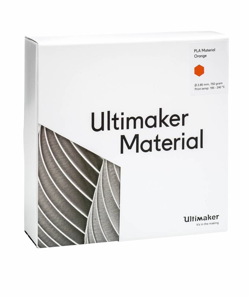 Оранжевый PLA пластик Ultimaker Orange 2,85 мм