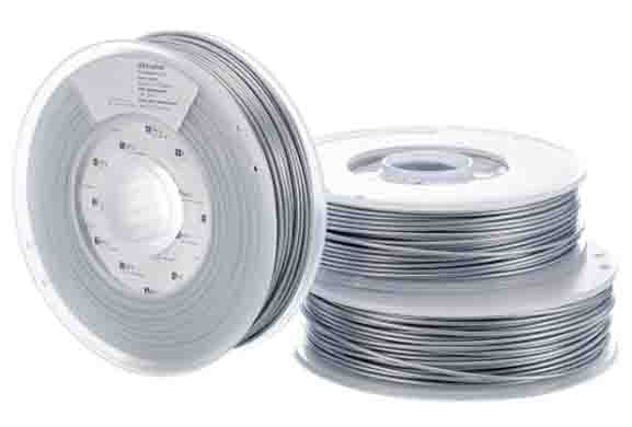 PLA пластик Ultimaker Silver Metallic Серебристый металлик 2,85 мм (750 гр)