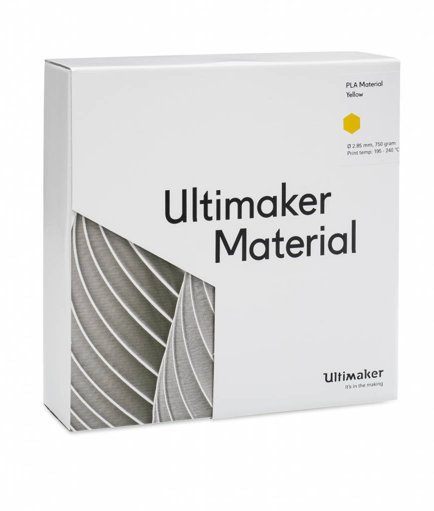 Желтый PLA пластик Ultimaker Yellow 2,85 мм