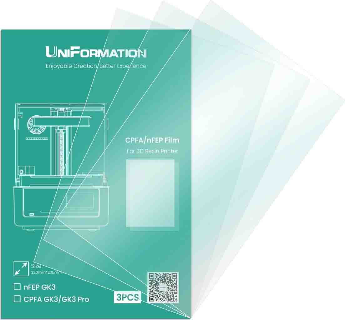 nFEP пленка для Uniformation GK3 Ultra (3 шт.)