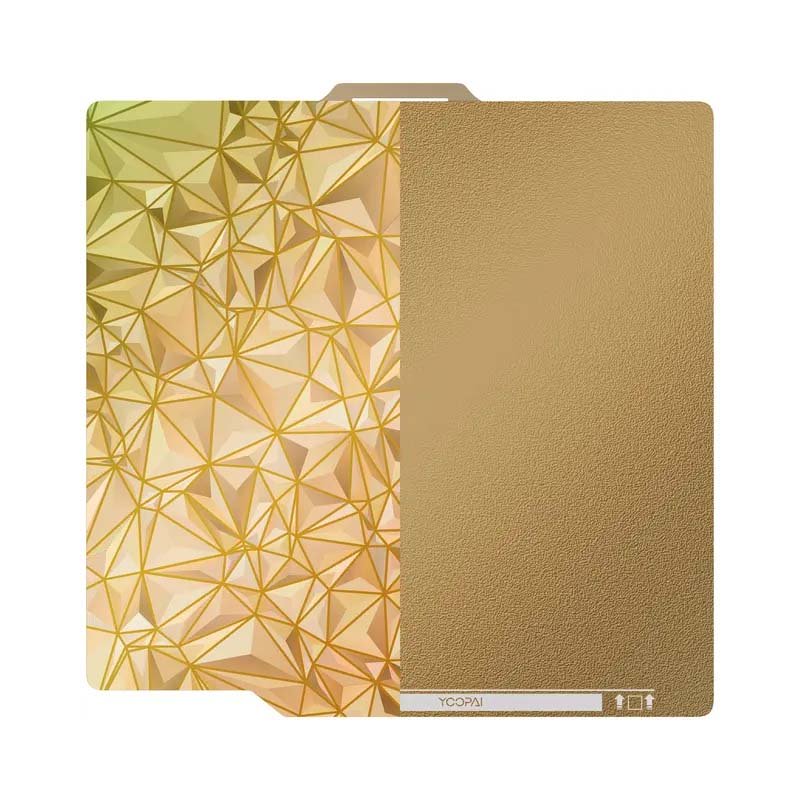 Двусторонняя пластина 257х257 PEI+PEO Gold YOOPAI для Bambu Lab A1 X1 X1C X1E P1 P1P P1S